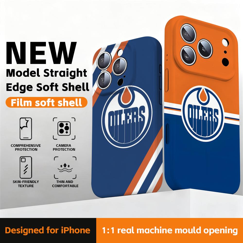 Phone Cases Edmonton - Edmontons o-Oilers Phone Case Straight edge