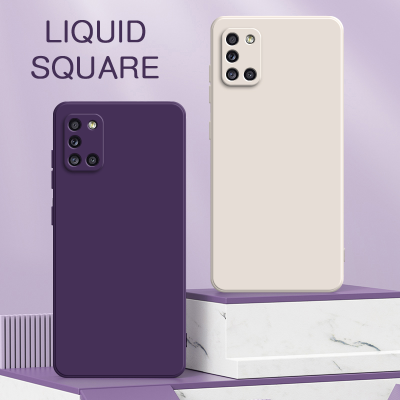 Phone Cases Uae - Luxury Square Liquid Mobile Phone Case