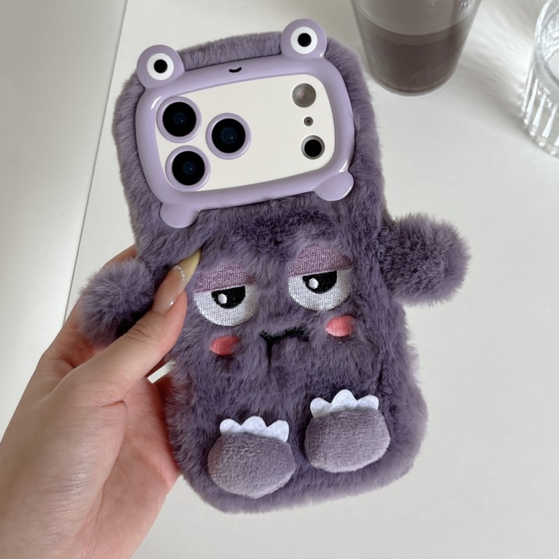 Phone Cases Iphone 16 Pro - Cute Cartoon Funny Dozing Expression Phone
