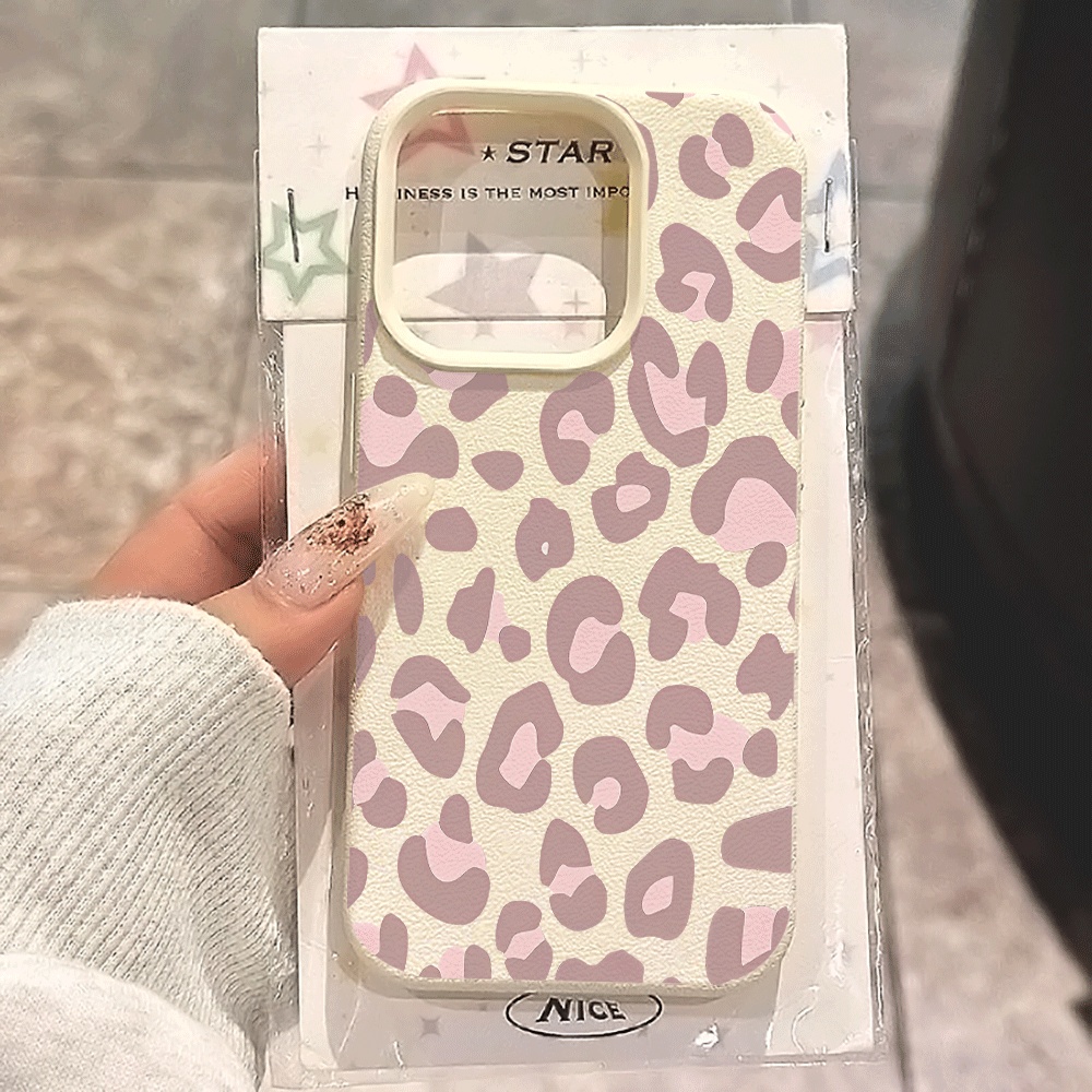Phone Cases Leopard Print - Pale Purple Leopard Print Phone Case