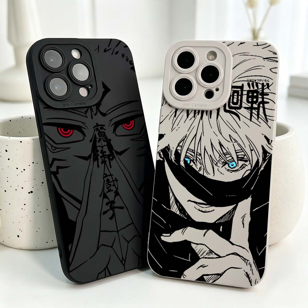 Phone Cases Iphone 16 Pro - Anime Jujutsu Kaisen Cool Cover Silicone