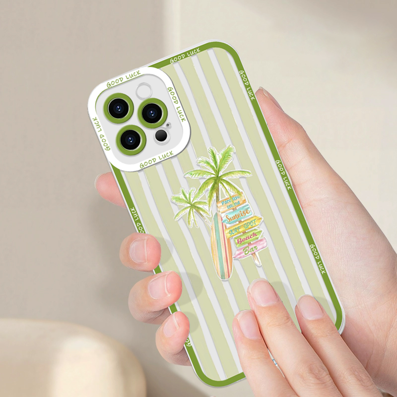 Summer Palm Coconut Tree Strip - огляд і ціна Phone Cases A14 Samsung