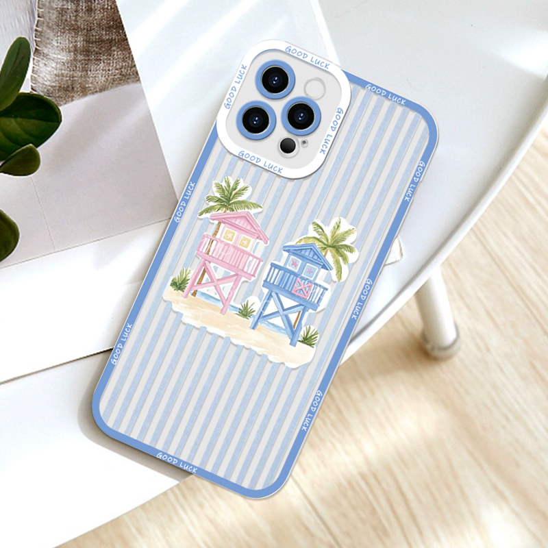 Summer Palm Coconut Tree Strip - огляд і ціна Phone Cases A14 Samsung
