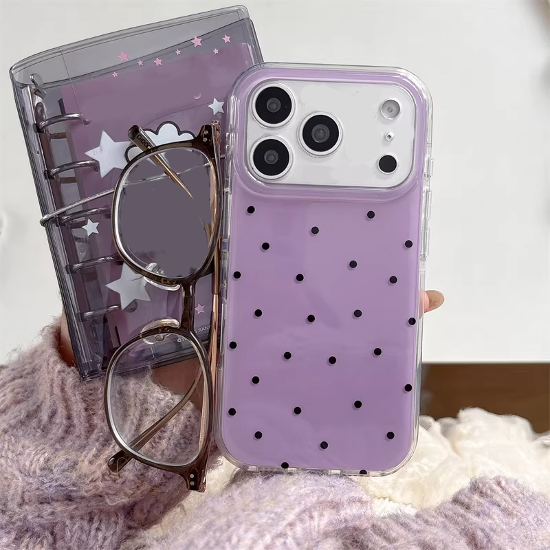 Korean Ins Girl Simple Purple  - огляд і ціна Phone Cases Girly
