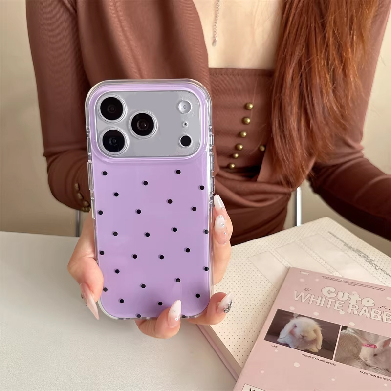 Korean Ins Girl Simple Purple  - огляд і ціна Phone Cases Girly