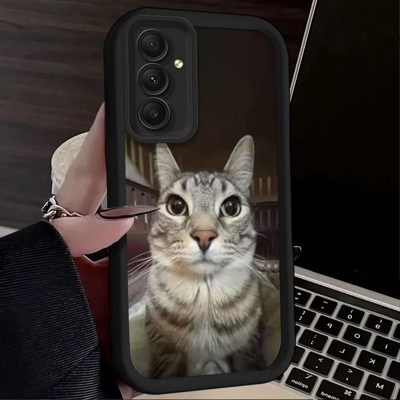 Trendy Cat Smoking Phone Case  - огляд і ціна Phone Cases A14 Samsung