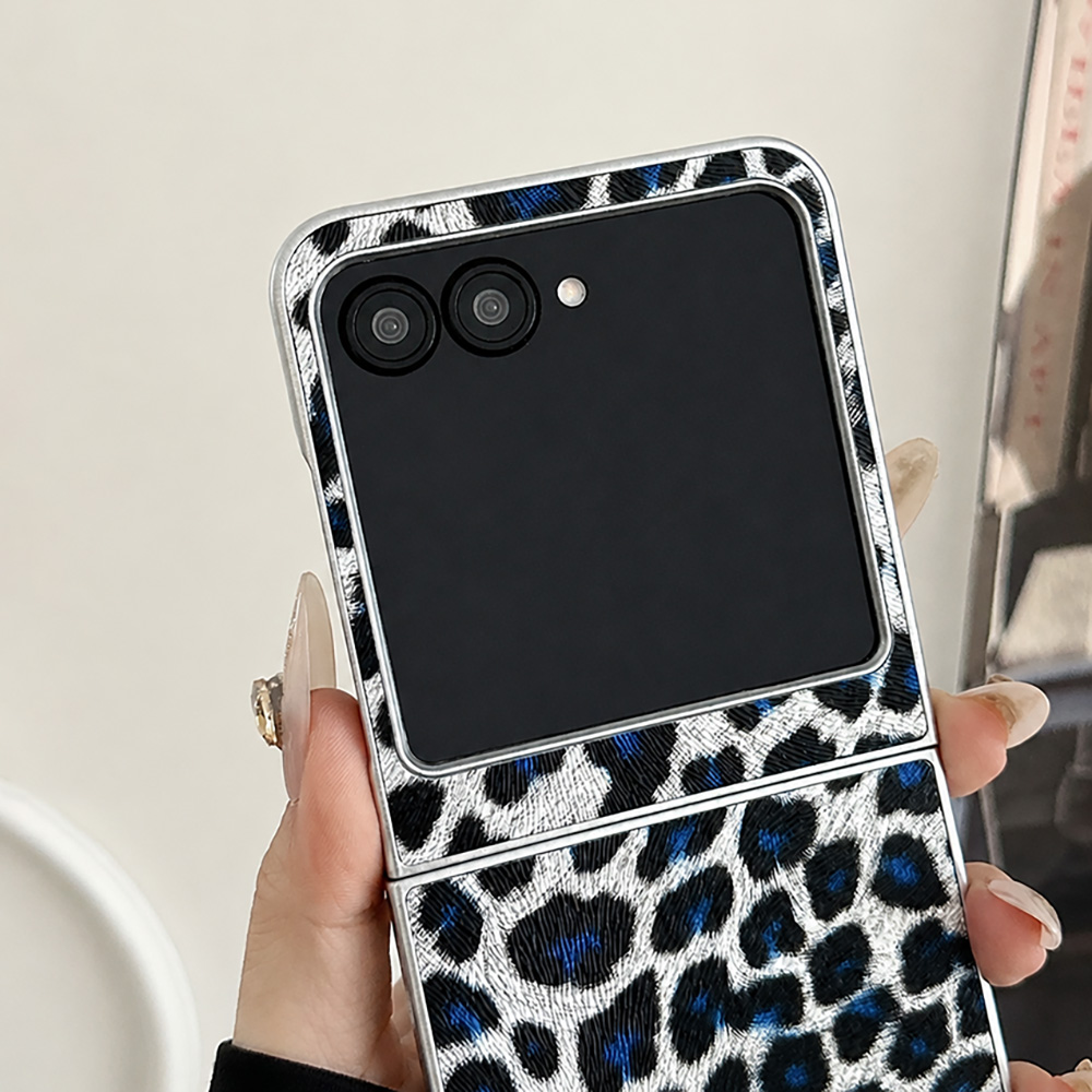 Leopard Print Folding Flip Pho - огляд і ціна Phone Cases Girly