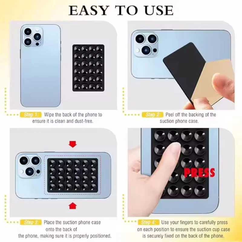 Silicone Wall Suction Cup Brac - огляд і ціна Phone Cases Casely