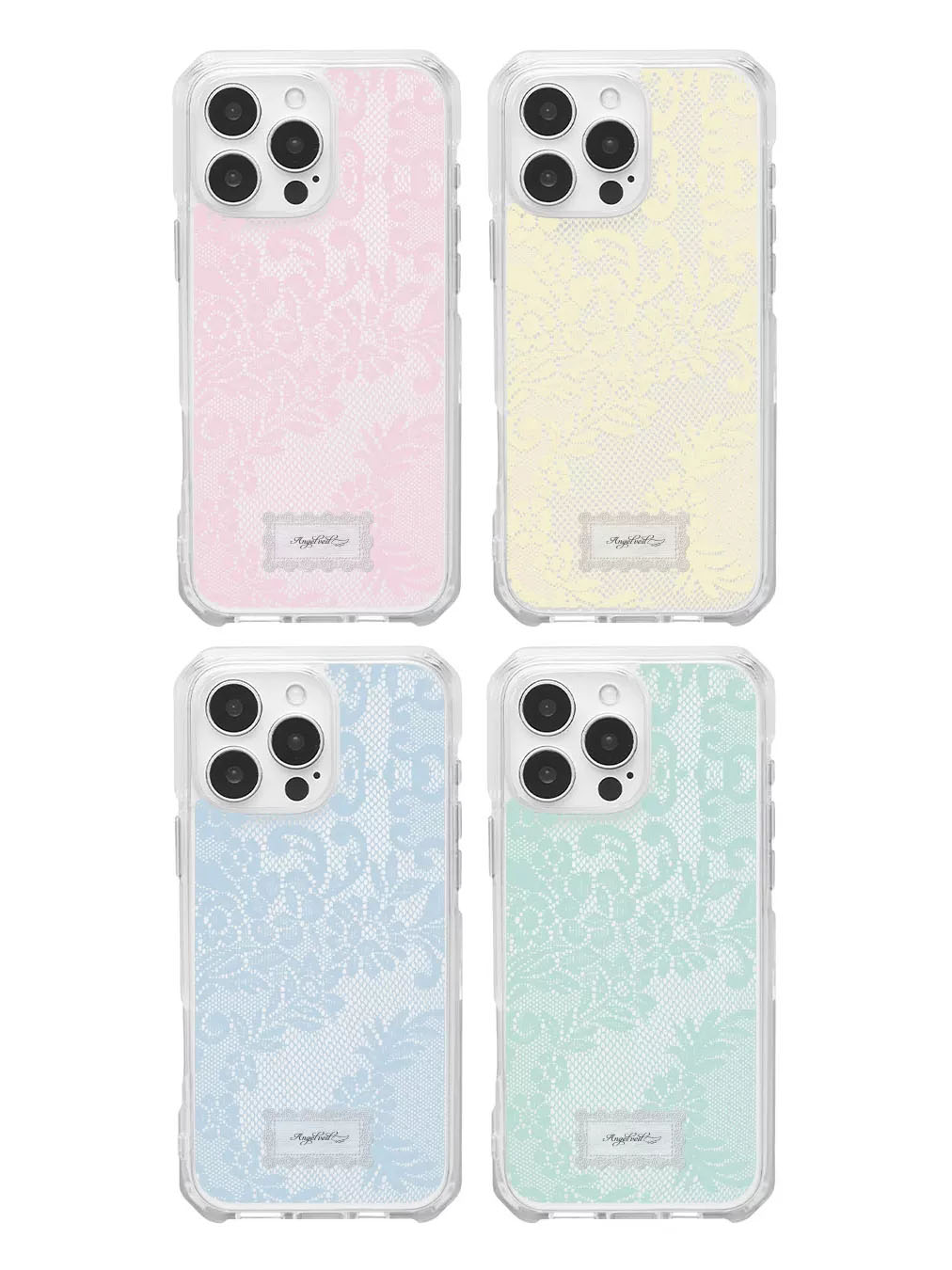 Korean Ins Colored Lace Sweet  - огляд і ціна Phone Cases Girly