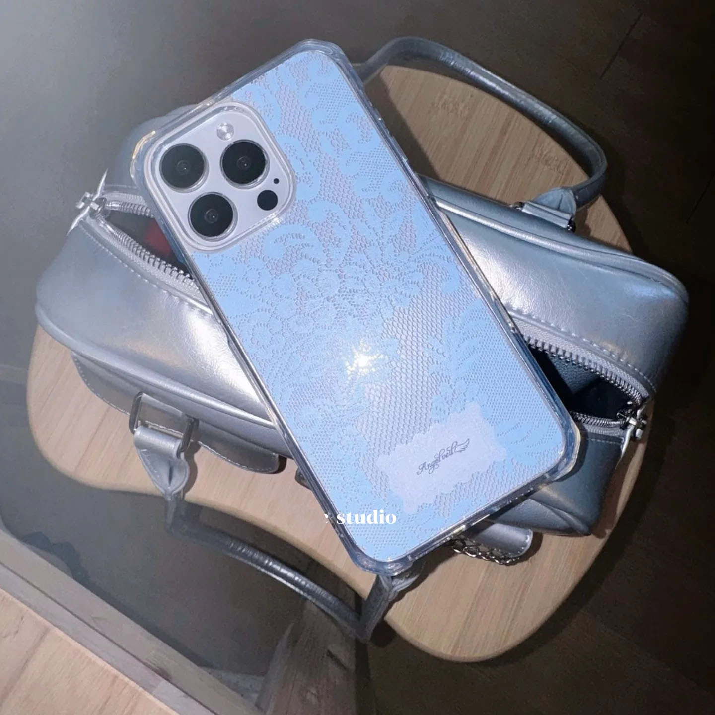 Korean Ins Colored Lace Sweet  - огляд і ціна Phone Cases Girly