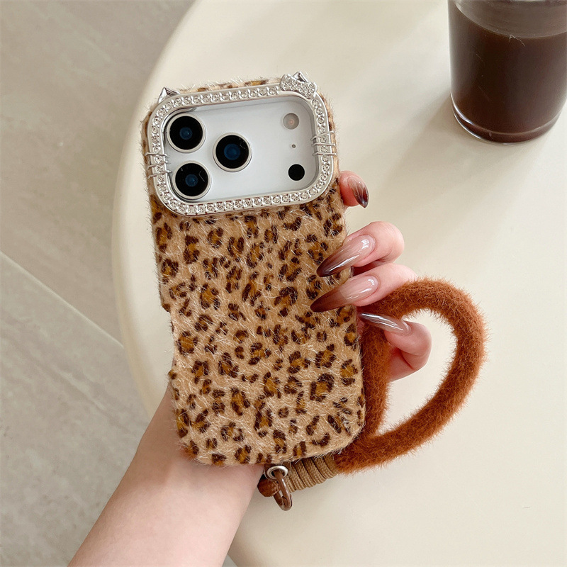 Luxury diamond-encrusted leopa - огляд і ціна Phone Cases Leopard Print