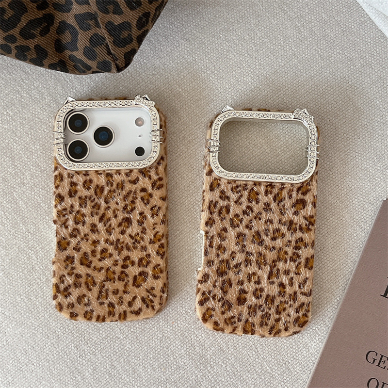Luxury diamond-encrusted leopa - огляд і ціна Phone Cases Leopard Print