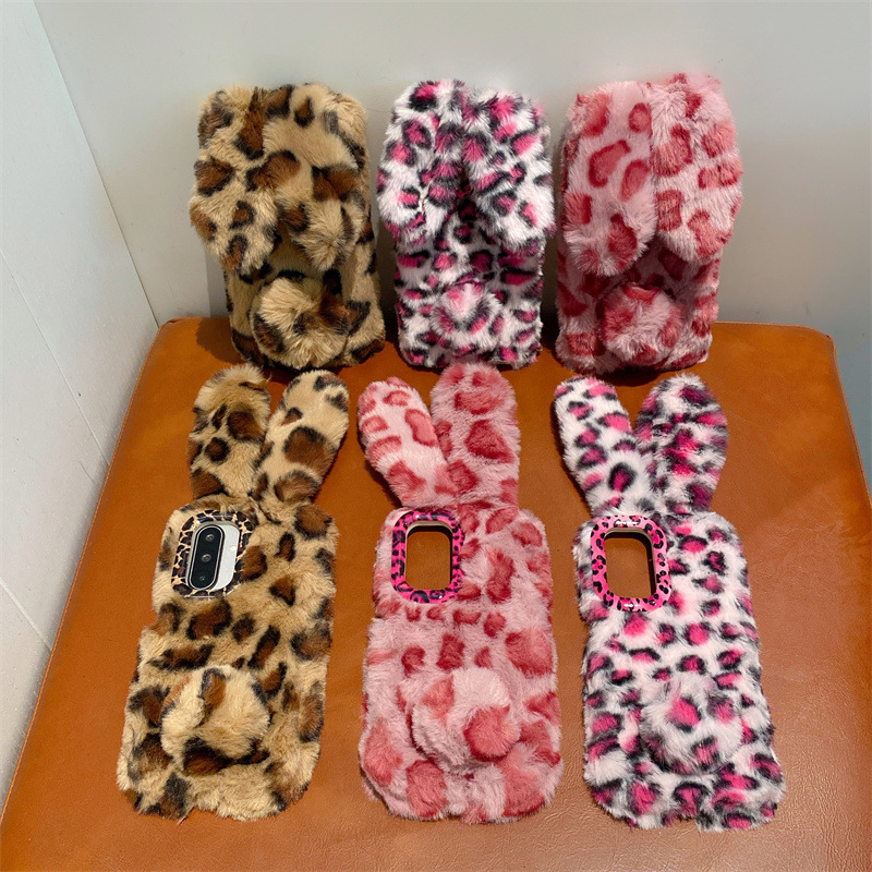 Luxury 3D Leopard Print Rabbit - огляд і ціна Phone Cases Samsung S23