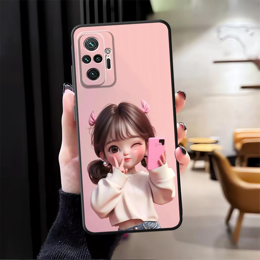 Cartoon Girl Pattern Funda Pho - огляд і ціна Phone Cases Girly