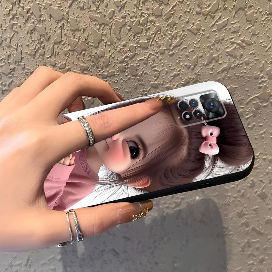 Cartoon Girl Pattern Funda Pho - огляд і ціна Phone Cases Girly