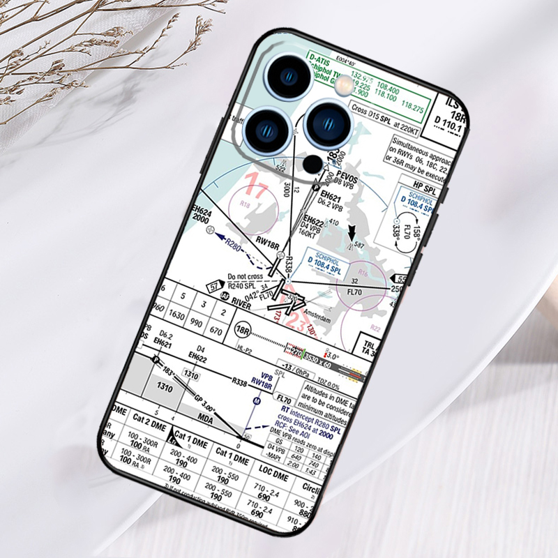 Aviation Chart Accessories Air - огляд і ціна Phone Cases Aviation