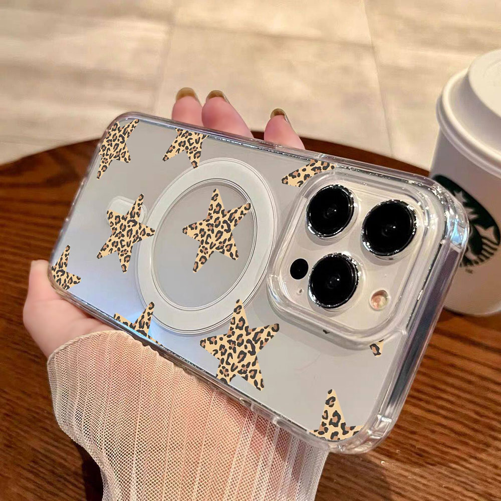 Leopard Girly Star Ins Phone C - огляд і ціна Phone Cases Girly