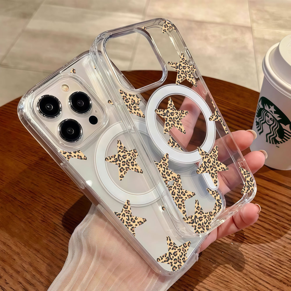 Leopard Girly Star Ins Phone C - огляд і ціна Phone Cases Girly