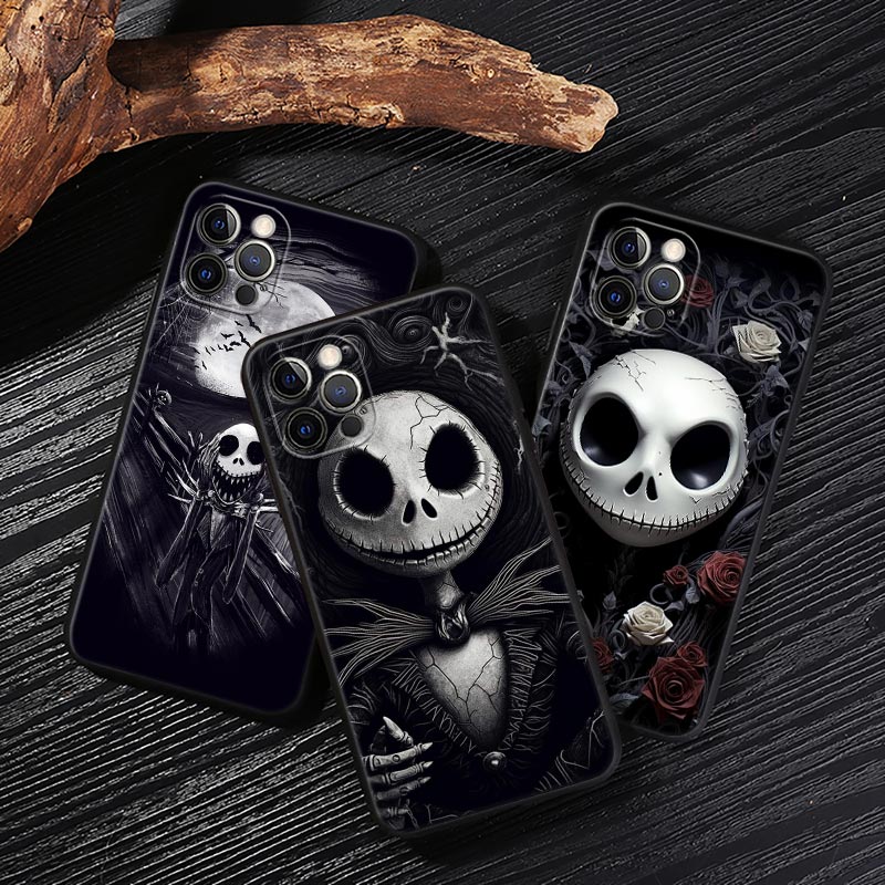 Jack Skellington Black Art Dis - огляд і ціна Phone Cases Disney