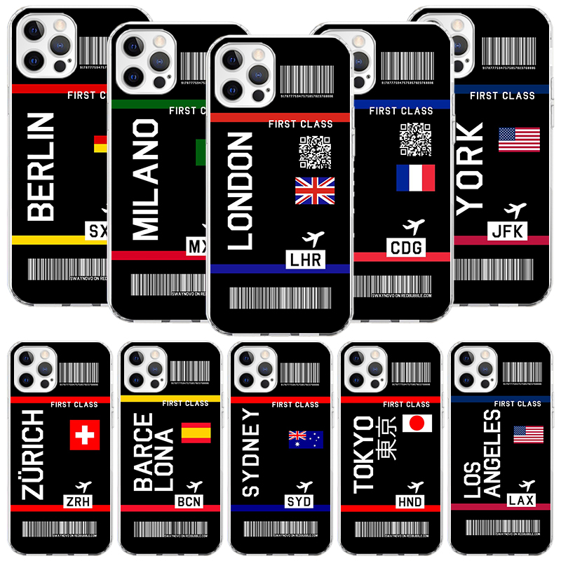 Airline Ticket Barcode Phone C - огляд і ціна Phone Cases Aviation