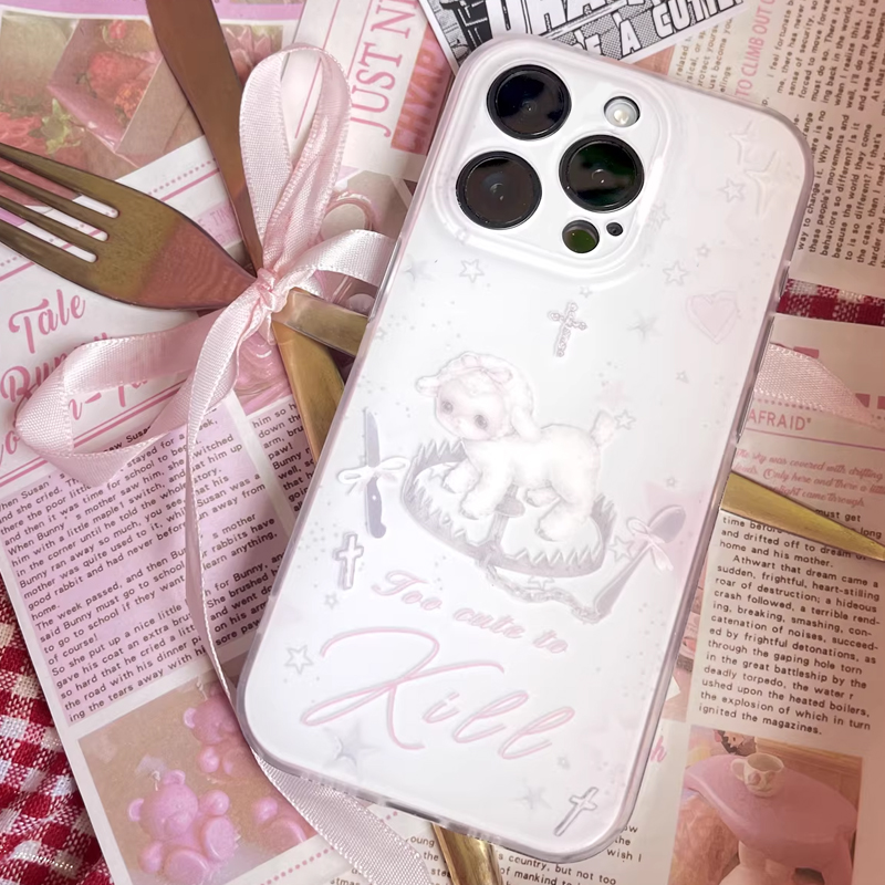 Y2k Korean INS Creative Cute P - огляд і ціна Phone Cases Girly