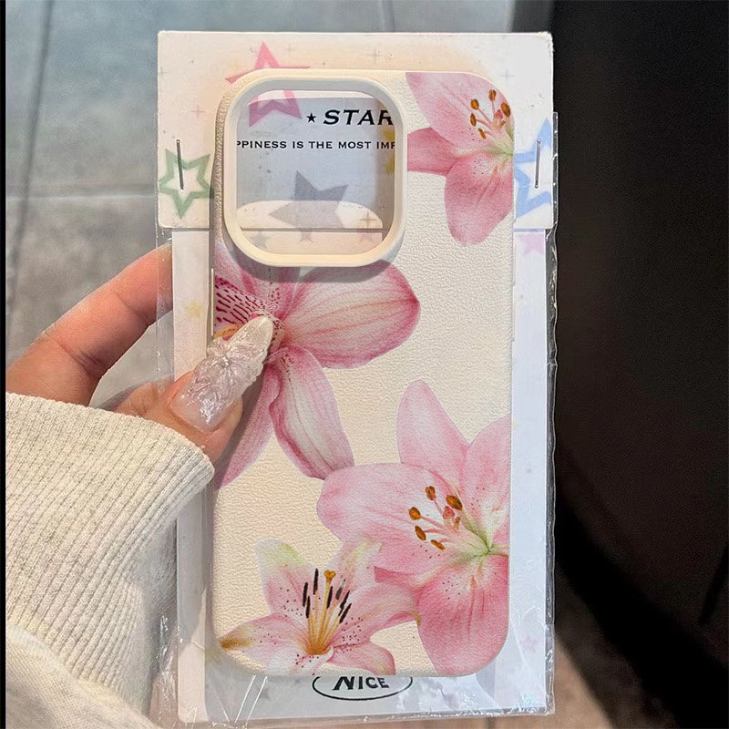 Pink Lily Lychee Texture Phone - огляд і ціна Phone Cases Pink