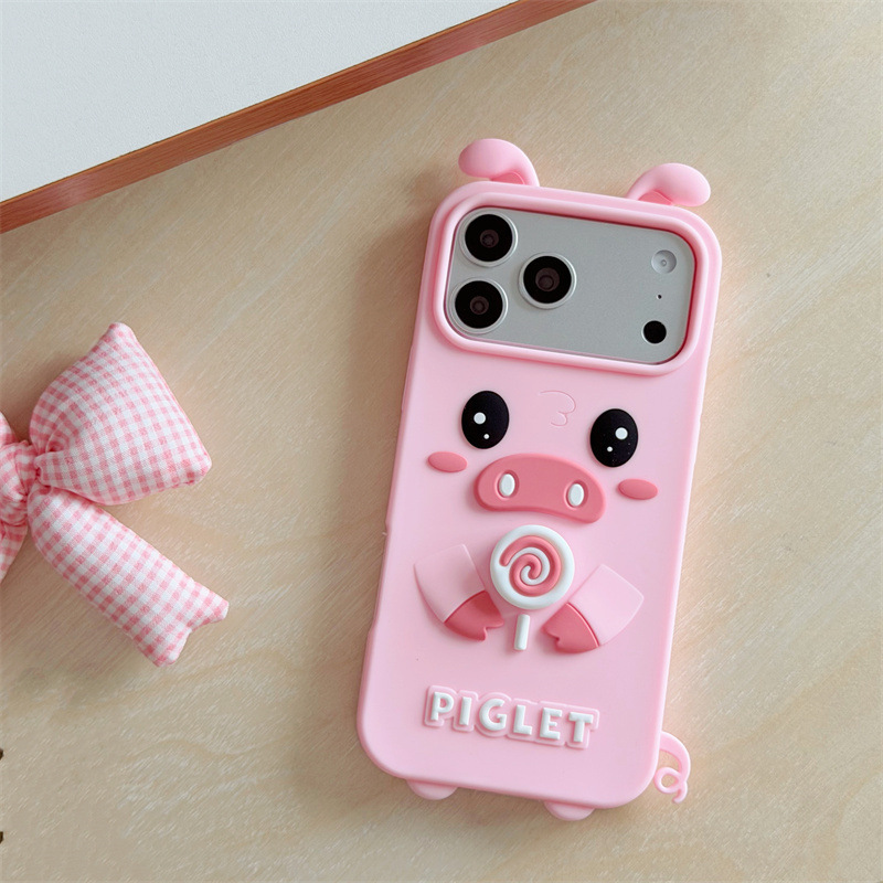 Korean 3D Rotating Candy Carto - огляд і ціна Phone Cases Pink