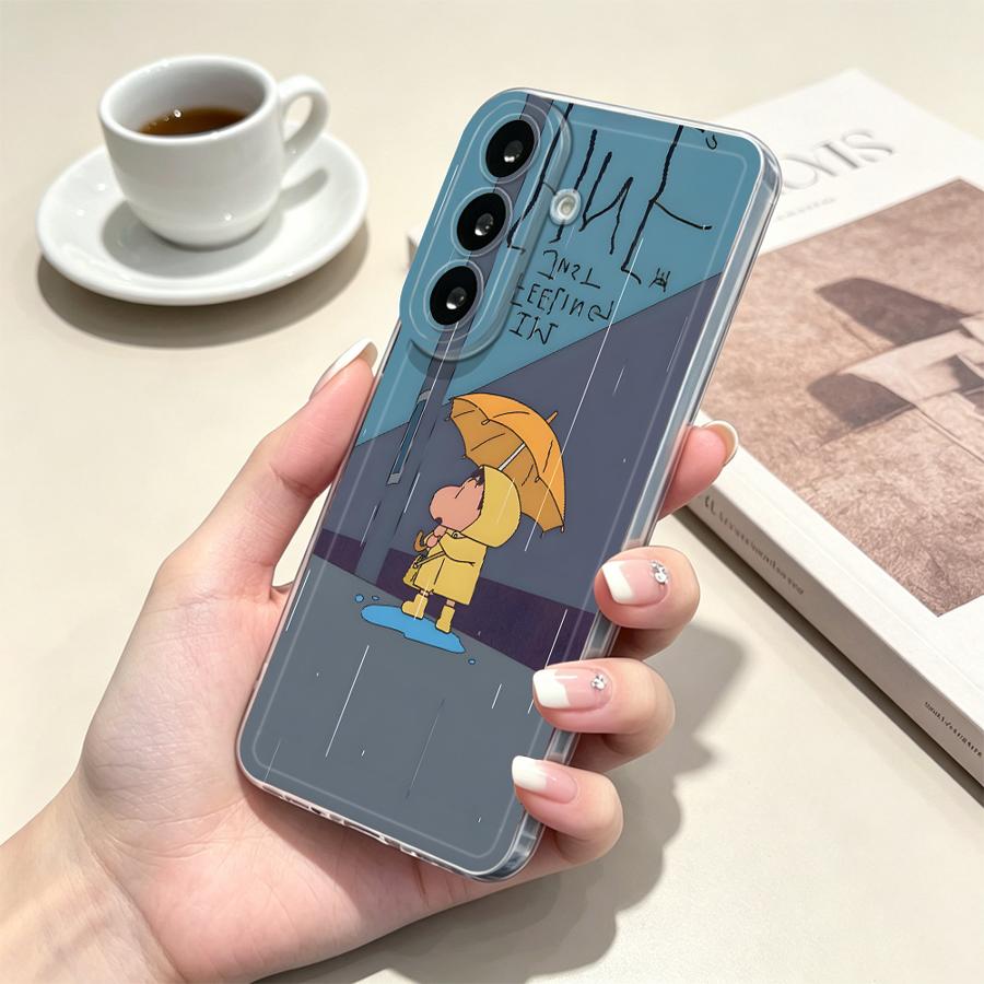 Yellow Umbrella Boy Phone Cove - огляд і ціна Phone Cases Samsung