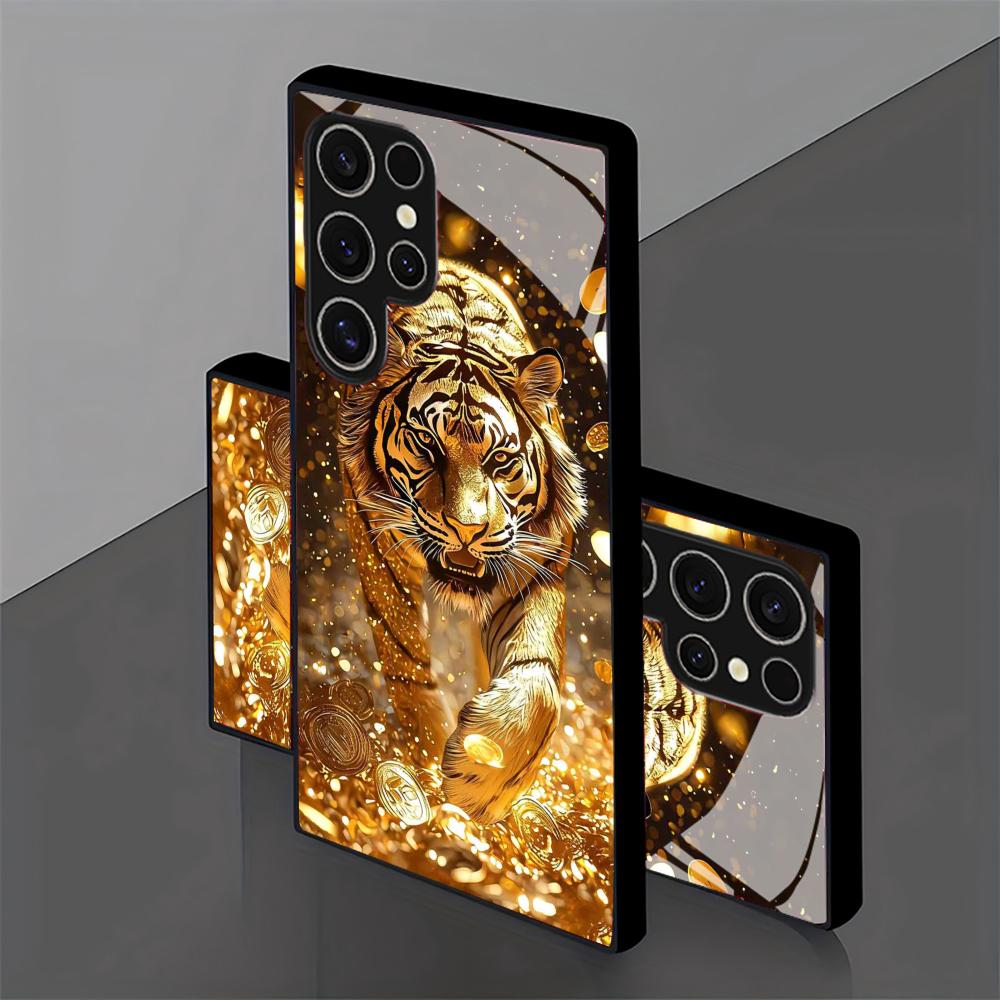 Tiger pattern glass Phone Case - огляд і ціна Phone Cases Samsung S23