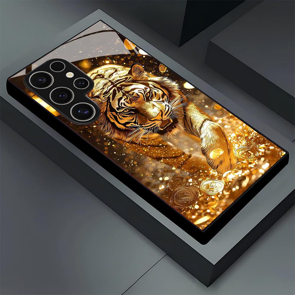 Tiger pattern glass Phone Case - огляд і ціна Phone Cases Samsung S23